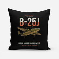 Thumbnail for B-25J Mitchell design on black pillow