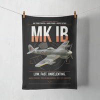 Thumbnail for Hawker Typhoon Mk IB design on black towel