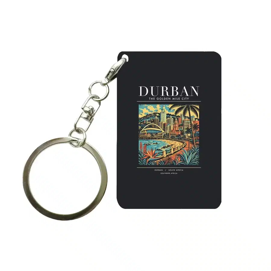 DURBAN - Poster - Key Chain - Black