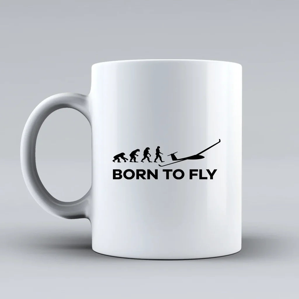 Customisable Born to Fly Mug - view 2