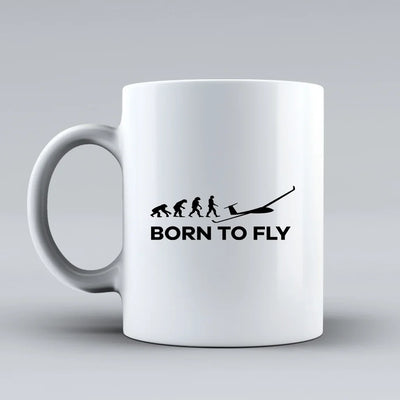 Customisable Born to Fly Mug - view 2