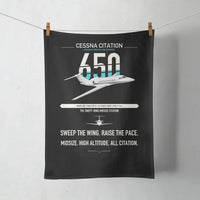 Thumbnail for Cessna Citation 650 - Citation III design on black towel