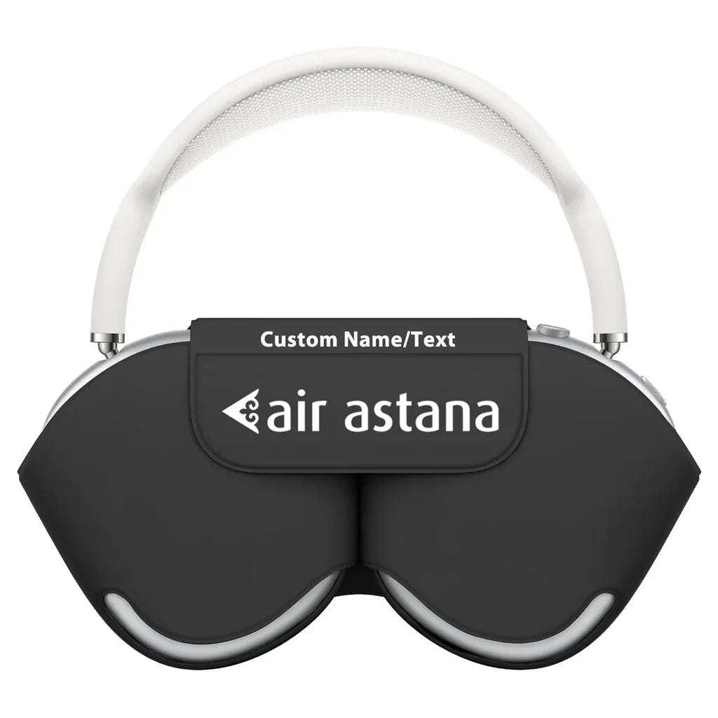 Air Astana aviation design on AirPods Max case for AirPods Max.