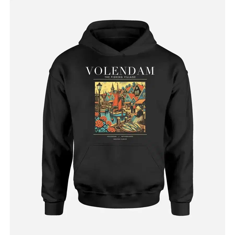 VOLENDAM - Poster - Premium Hoodie - Black