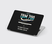 Thumbnail for Socata TBM 700 design on black MacBook case