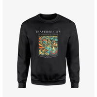 Thumbnail for TRAVERSE CITY - Poster - Sweatshirt - Black