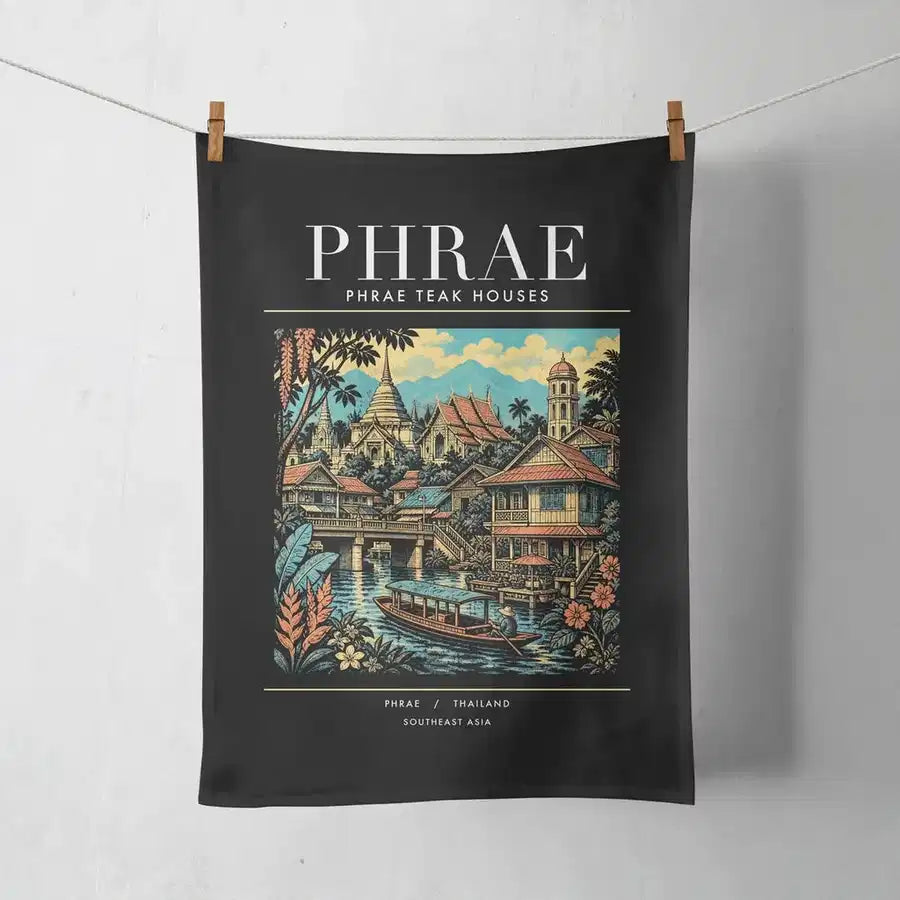 PHRAE - Poster - Towel - Black