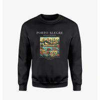 Thumbnail for PORTO ALEGRE - Poster - Sweatshirt - Black