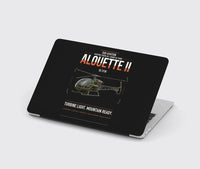 Thumbnail for Sud Aviation SE 3130 Alouette II design on black MacBook case