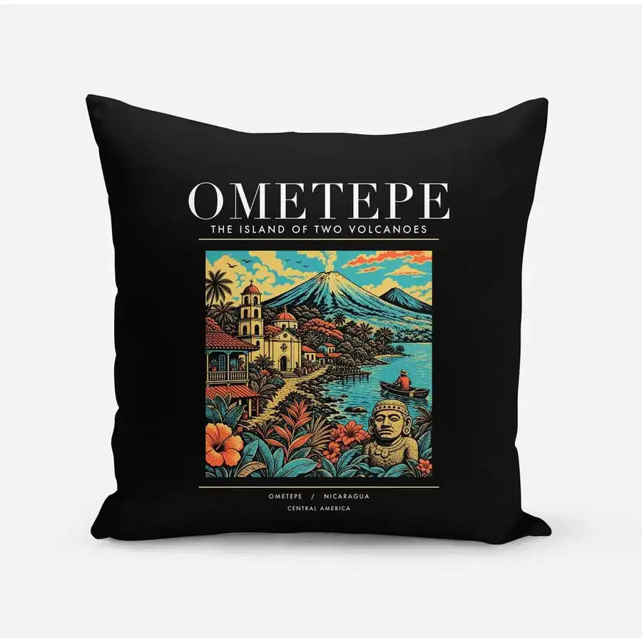 OMETEPE - Poster - Pillow - Black