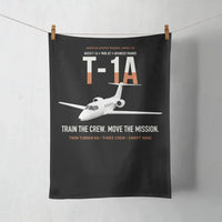 Thumbnail for T-1A Jayhawk Advanced Jet Trainer design on black towel