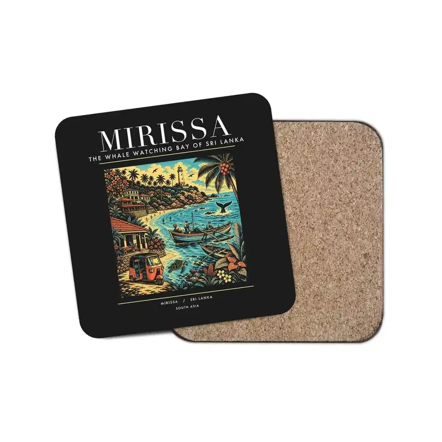 MIRISSA - Poster - Coaster - Black