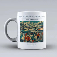 Thumbnail for VINTAGE G4130 - The Winter Games Lift - Ceramic Mug design on white