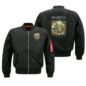 Mobile City Series Bomber Jacket