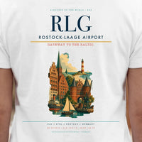 Thumbnail for Rostock-Laage Airport (RLG) double-side t-shirt design close-up cover
