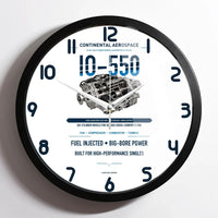 Thumbnail for IO-550 design on white framed wall clock