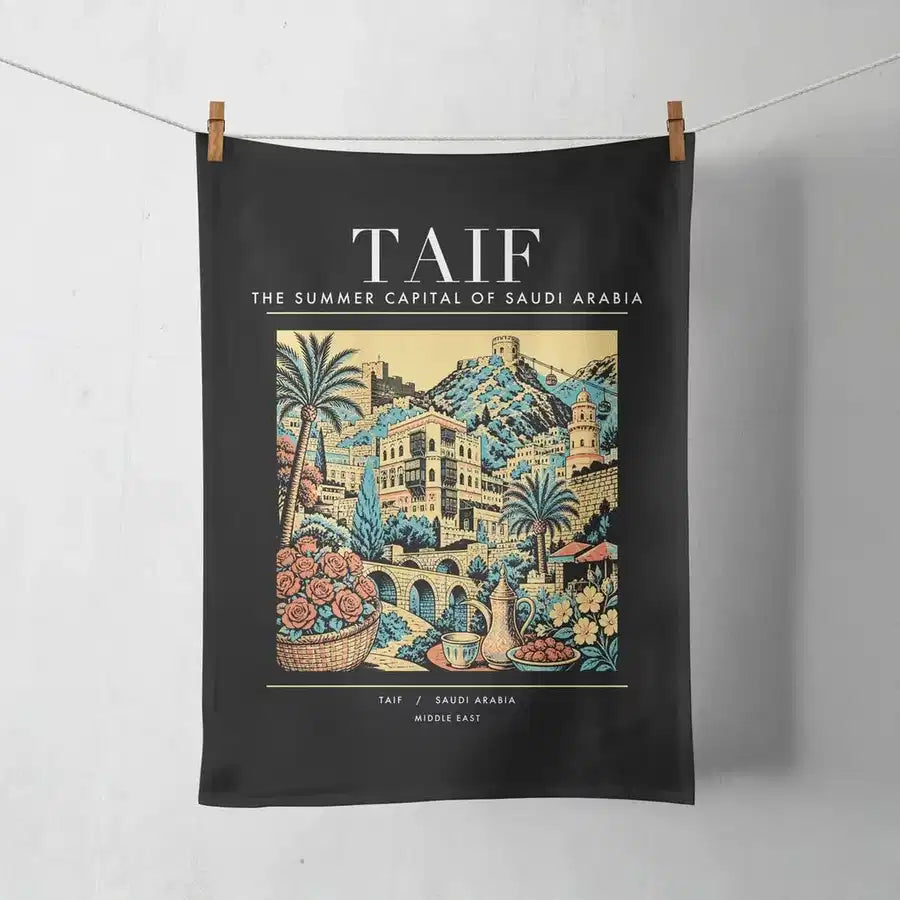 TAIF - Poster - Towel - Black