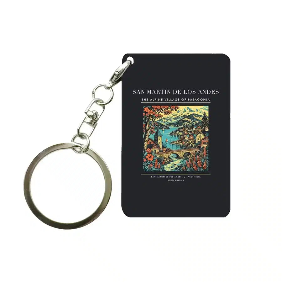 SAN MARTIN DE LOS ANDES - Poster - Key Chain - Black