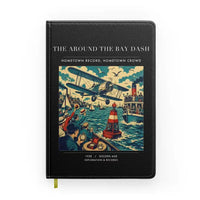 Thumbnail for VINTAGE G4299 - The Around The Bay Dash - Designed Notebooks design on black