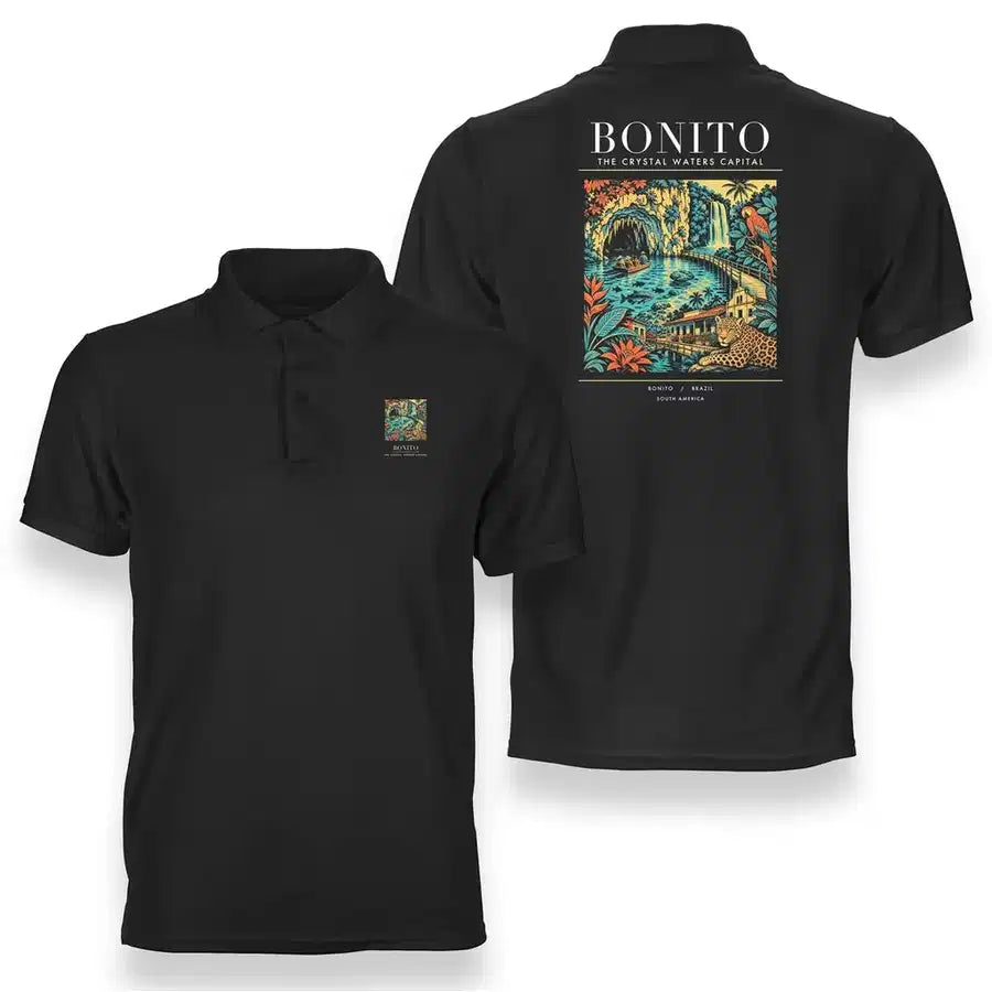 BONITO - Poster - Double-Side Polo - Black