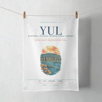 Thumbnail for Montréal–Trudeau International Airport (YUL) design on white towel
