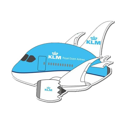 KLM Royal Dutch Airlines Boeing B787 Airplanes sticker, Wide 6cm (2.3inches)