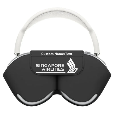 Singapore Airlines aviation print AirPods Max case, fits AirPods Max.