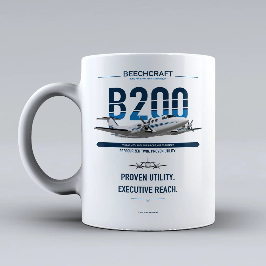 Air B200 Mug design on white king