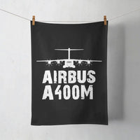 Thumbnail for Airbus A400M & Plane aviation design on soft absorbent cotton towel.
