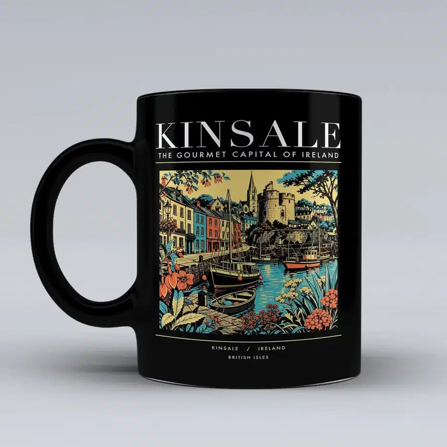 KINSALE - Poster - Mug - Black