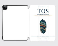 Thumbnail for Tromsø Airport (TOS) design on white ipad tablet case