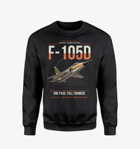Thumbnail for F-105D Thunderchief design on black sweatshirt