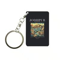 Thumbnail for JODHPUR - Poster - Key Chain - Black