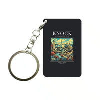 Thumbnail for KNOCK - Poster - Key Chain - Black
