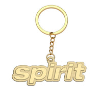 Thumbnail for Spirit Airlines aviation hollow key chain in polished alloy.
