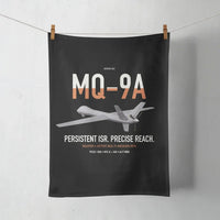 Thumbnail for MQ-9A Reaper design on black towel