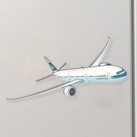 Thumbnail for Cathay Pacific Airways Boeing 777 Airplanes Magnets aviation airplane fridge magnet, strong neodymium core.