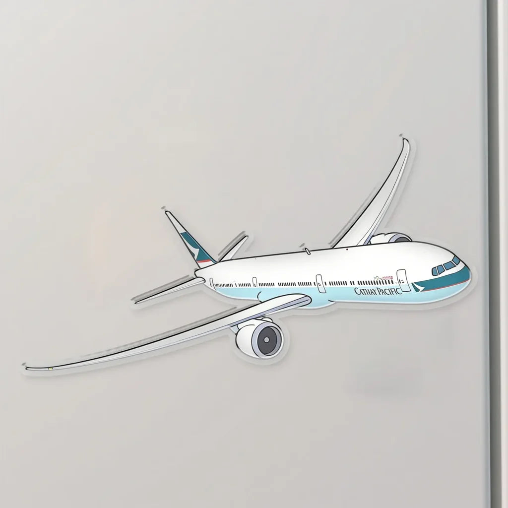 Cathay Pacific Airways Boeing 777 Airplanes Magnets aviation airplane fridge magnet, strong neodymium core.