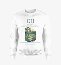 Thumbnail for Cheongju International Airport (CJJ) design on white sweatshirt