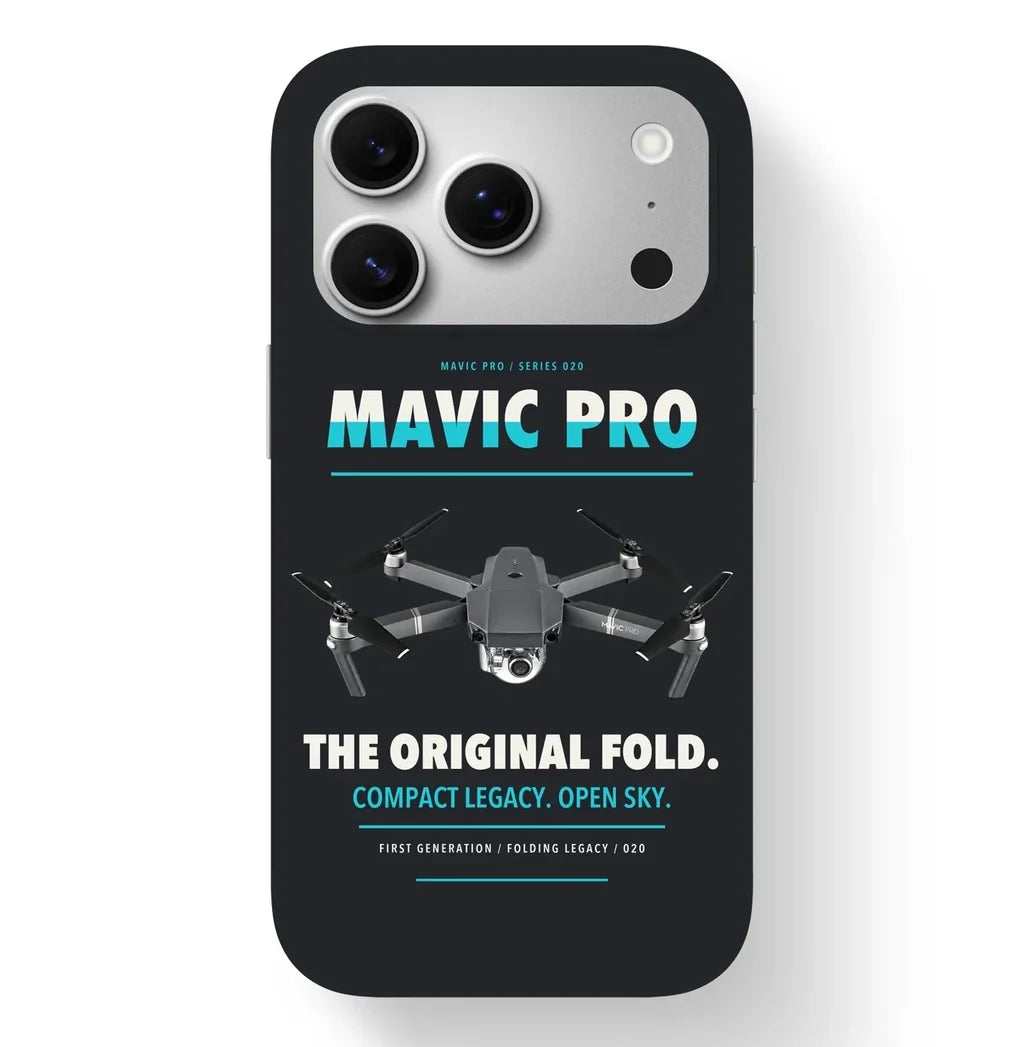 DJI Mavic Pro Case design on black iphone case