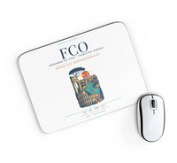 Thumbnail for Rome Leonardo da Vinci Fiumicino Airport (FCO) design on white rectangle mouse pad