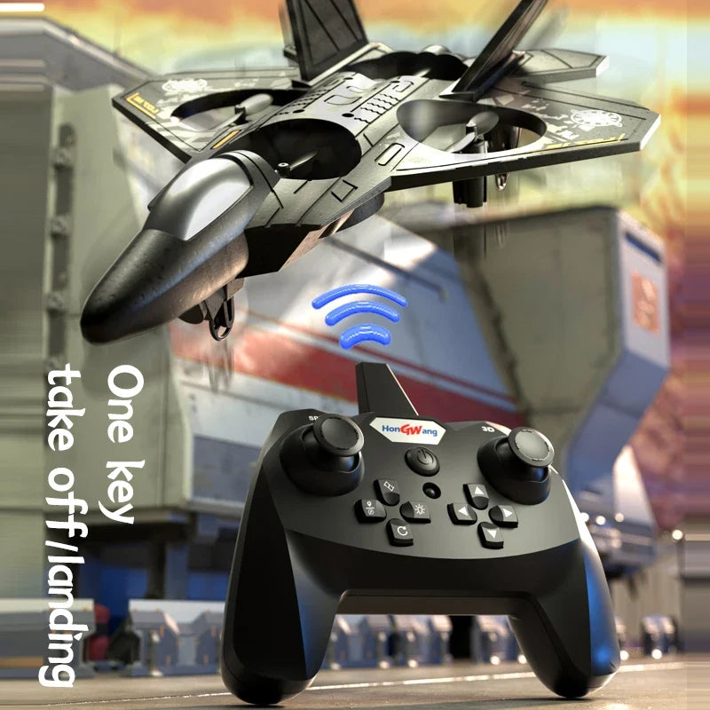 Side view of Six Axis Gyroscope EPP Foam With LED Flying L0712 Fighter Remote Control aviation RC model in durable ABS plasti.