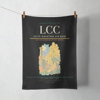 Thumbnail for Lecce Galatina Air Base (LCC) design on black towel