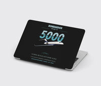 Thumbnail for Bombardier Global 5000 design on black MacBook case