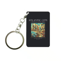 Thumbnail for ATLANTIC CITY - Poster - Key Chain - Black