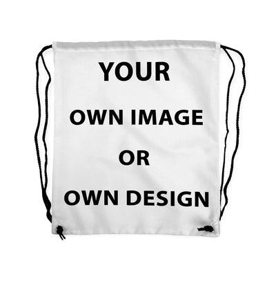 Your Own Image & aviation print drawstring bag, lightweight polyester.