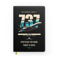 Thumbnail for Boeing 737 MAX 10 design on black notebook