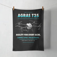 Thumbnail for DJI Agras T25 design on black towel