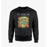 Thumbnail for PUSHKAR - Poster - Sweatshirt - Black