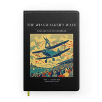 Thumbnail for VINTAGE G4157 - The Wingwalker's Wave - Designed Notebooks design on black